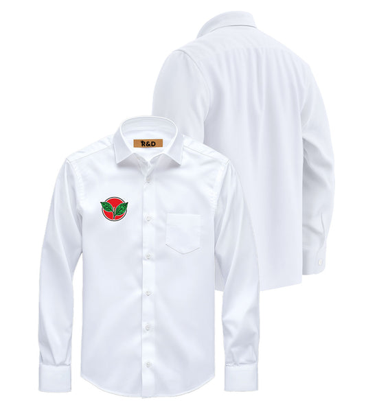 AIADMK Printed White Shirt – Premium Cotton Shirt for Men