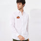 TVK Printed White Shirt – Premium Cotton Shirt for Men