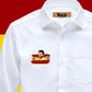 TVK Printed White Shirt – Premium Cotton Shirt for Men