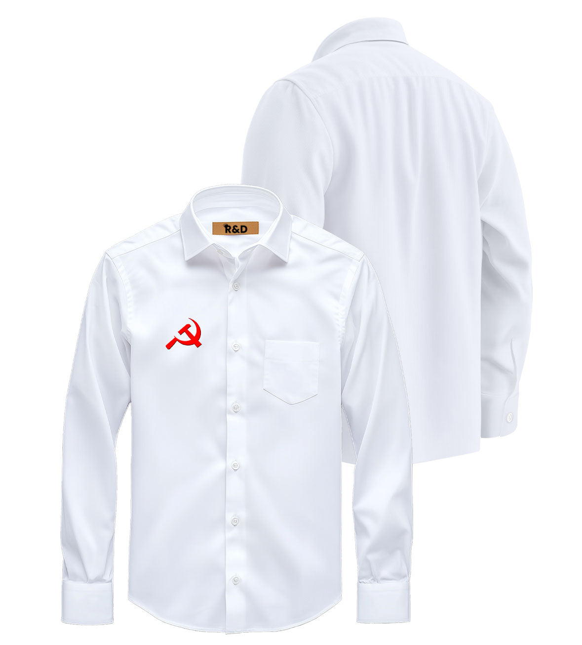 CPI Printed White Shirt – Premium Cotton Shirt for Men