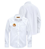 DMDK Printed White Shirt – Premium Cotton Shirt for Men