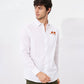 TVK Printed White Shirt – Premium Cotton Shirt for Men