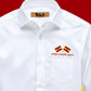 TVK Printed White Shirt – Premium Cotton Shirt for Men