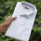 TVK Printed White Shirt – Premium Cotton Shirt for Men