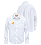 PMK Printed White Shirt – Premium Cotton Shirt for Men