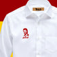 TVK Printed White Shirt – Premium Cotton Shirt for Men