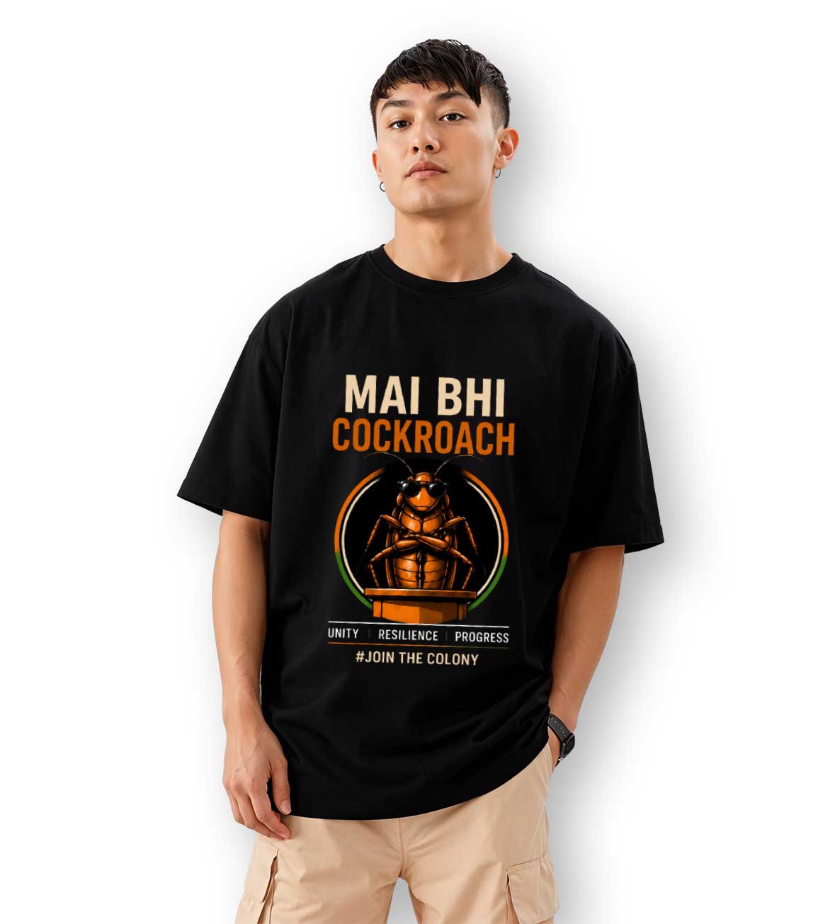 CJP Oversized T-Shirt – Premium 240 GSM Cotton Oversized T-Shirt for Men
