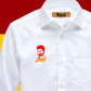 TVK Printed White Shirt – Premium Cotton Shirt for Men