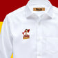 TVK Printed White Shirt – Premium Cotton Shirt for Men