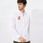 TVK Printed White Shirt – Premium Cotton Shirt for Men
