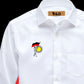 DMK Printed White Shirt – Premium Cotton Shirt for Men