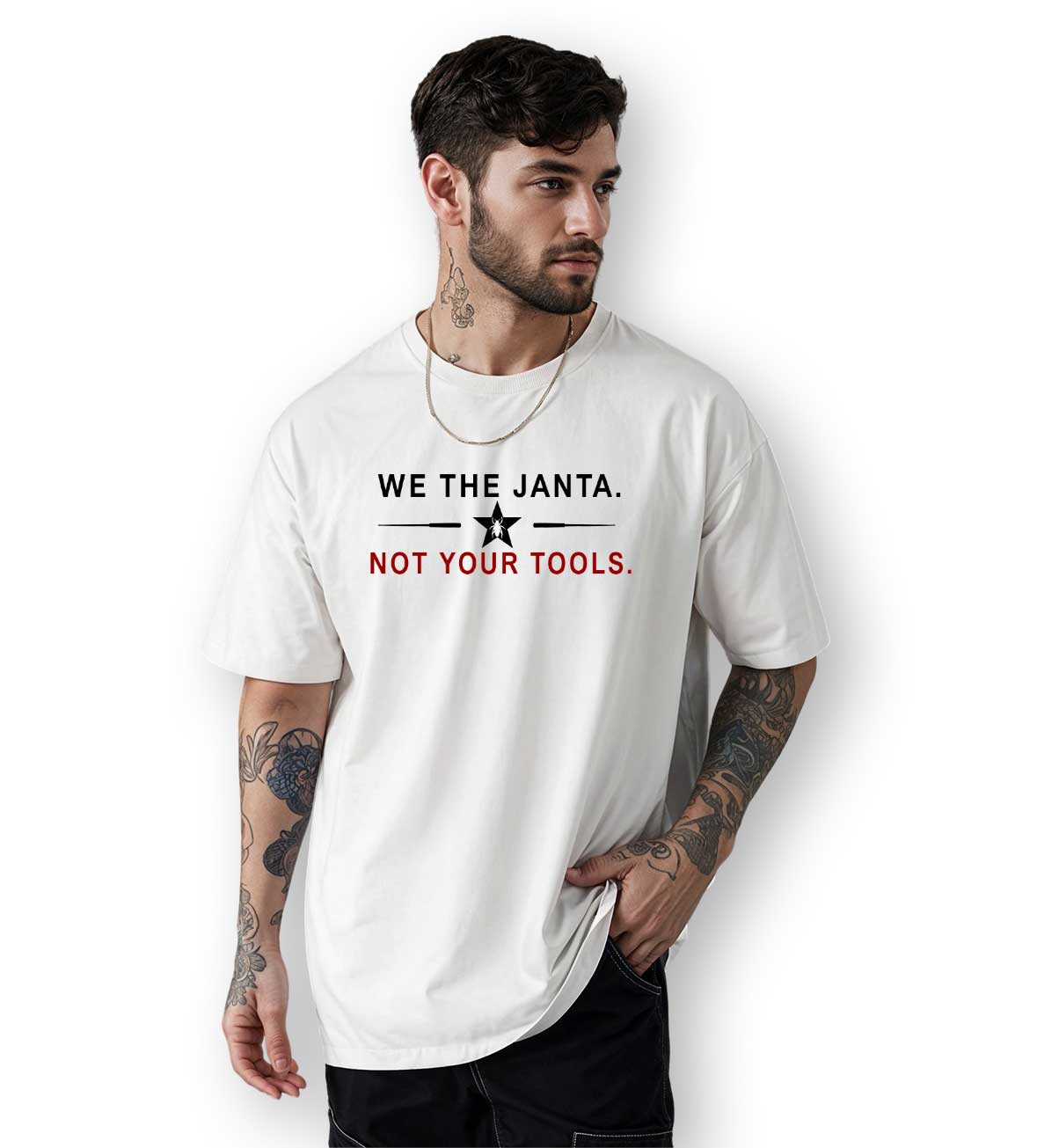 CJP Oversized T-Shirt – Premium 240 GSM Cotton Oversized T-Shirt for Men
