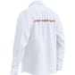 TVK Printed White Shirt – Premium Cotton Shirt for Men